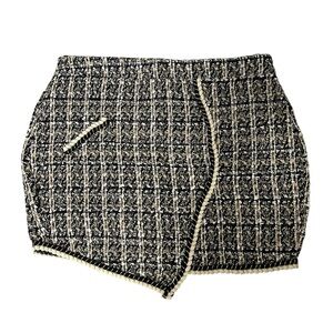 SHEIN Plus High Waist Plaid Wrap
Hem Tweed Skirt, Size 0XL